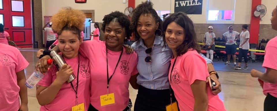 Councilwoman McCray and Camp Spark participants